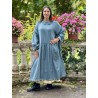 dress 55866 LISE-LOTT Storm blue double cotton Ewa i Walla - 1