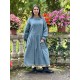 dress 55866 LISE-LOTT Storm blue double cotton Ewa i Walla - 2