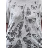 T-shirt Boundless Butterflies in True Magnolia Pearl - 15