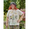 T-shirt Flight Flowers Frida in True Magnolia Pearl - 2