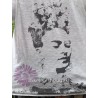 T-shirt Flight Flowers Frida in True Magnolia Pearl - 16