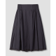 skirt 22239 GITTE Black cotton Ewa i Walla - 9