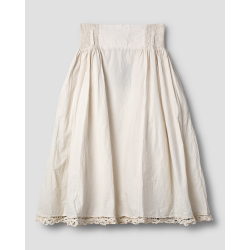 skirt 22239 GITTE Cream cotton Ewa i Walla - 1