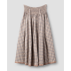 skirt 22242 INGLIS Beige checked linen Ewa i Walla - 8