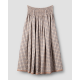 skirt 22242 INGLIS Beige checked linen Ewa i Walla - 7