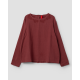 blouse 44102 JOAN Burgundy double cotton Ewa i Walla - 1