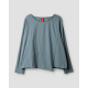 long sleeves T-shirt 44987 GISELA Storm blue jersey Ewa i Walla - 1