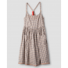 dress 55880 RAMONA Beige checked linen Ewa i Walla - 10