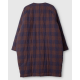 coat 66765 SAMIRA Red and Blue checkered cotton-wool Ewa i Walla - 17