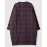 coat 66765 SAMIRA Red and Blue checkered cotton-wool Ewa i Walla - 17