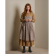 dress 55880 RAMONA Beige checked linen Ewa i Walla - 9