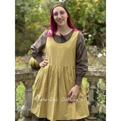 robe FLORETTE coton Bronze à pois brodés Taille S Les Ours - 1