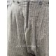 harem pants 11414 MERJA Dark ecru striped linen Ewa i Walla - 15