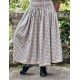 skirt 22242 INGLIS Beige checked linen Ewa i Walla - 2