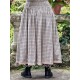 skirt 22242 INGLIS Beige checked linen Ewa i Walla - 4