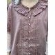 shirt ONDINE plum striped cotton Size L Les Ours - 28