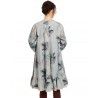 tunique 44851 coton Gris à fleurs Taille XL Ewa i Walla - 22