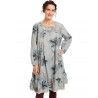 tunique 44851 coton Gris à fleurs Taille XL Ewa i Walla - 21