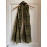 scarf PAULINE Bronze checks cotton voile Les Ours - 2