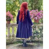 coat 66756 MAJROS Midnight blue velvet Ewa i Walla - 17