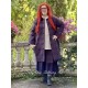 coat 66765 SAMIRA Red and Blue checkered cotton-wool Ewa i Walla - 12