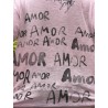 T-shirt Love Amor in Lychee Blossom Magnolia Pearl - 13