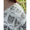 T-shirt Skulls in Muertos Magnolia Pearl - 16