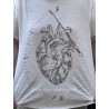 T-shirt Full Heart in Moonlight Magnolia Pearl - 18