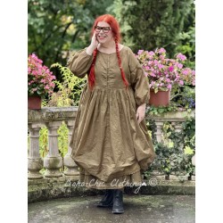 dress 55883 ALMIRA Olive organdie Ewa i Walla - 1