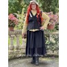 skirt 22248 NANNA Black cotton-wool and velvet Ewa i Walla - 4