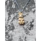 collier Bone Rabbit in Aged Magnolia Pearl - 1