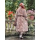 manteau COSMOS velours Macaron à fleurs roses Les Ours - 7