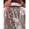 jacket PISSENLIT Macaroon with pink flowers velvet Les Ours - 17