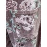 pants GASTON Macaroon with pink flowers velvet Les Ours - 14