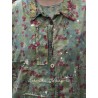 shirt Short Sleeve Adison in Cherry Blossom Magnolia Pearl - 24