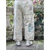 pantalon Audie in Sea Flower Magnolia Pearl - 3