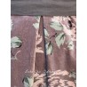 coat BLEUET Macaroon with pink flowers velvet Les Ours - 11