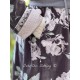 coat BLEUET Chocolate with pink flowers velvet Les Ours - 16