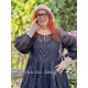 robe 55883 ALMIRA organdie Noir Ewa i Walla - 3