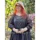 robe 55883 ALMIRA organdie Noir Ewa i Walla - 4