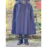 skirt 22239 GITTE Black cotton Ewa i Walla - 1