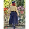 skirt 22239 GITTE Black cotton Ewa i Walla - 6