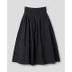 skirt 22238 DANIELA Black cotton Ewa i Walla - 1