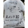 T-shirt Love One Another in Moonlight Magnolia Pearl - 17