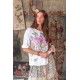 T-shirt Flor De La Pasion Viggo in True Magnolia Pearl - 3