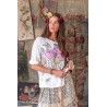 T-shirt Flor De La Pasion Viggo in True Magnolia Pearl - 3