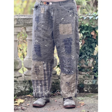 pantalon Miner in Crow Magnolia Pearl - 1