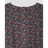 dress 55817 INA Brown with red and blue flowers linen Size M Ewa i Walla - 21