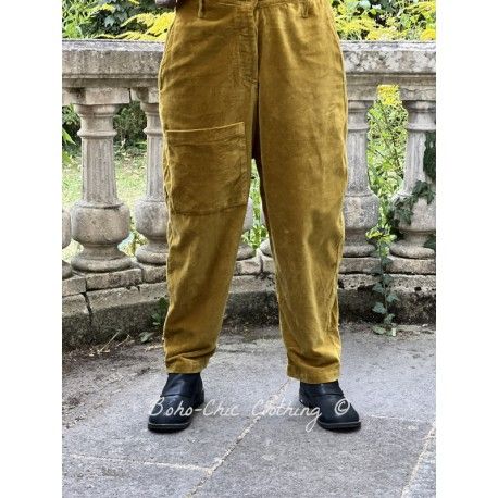 pantalon GASTON velours Bronze Taille XL Les Ours - 1