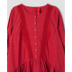 dress 55938 JASMIN Red cotton Ewa i Walla - 3